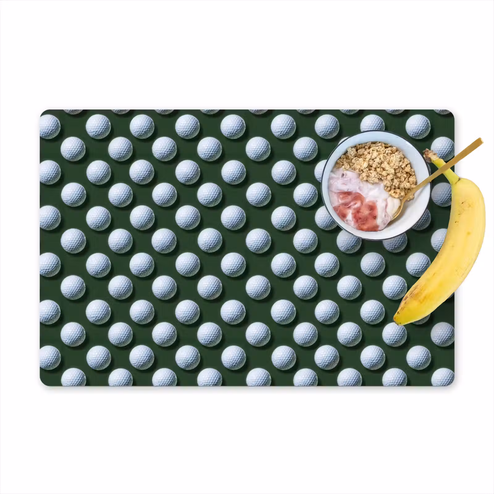 Salvamantel – 6 piezas - Bolas - Golf - Verde — 1