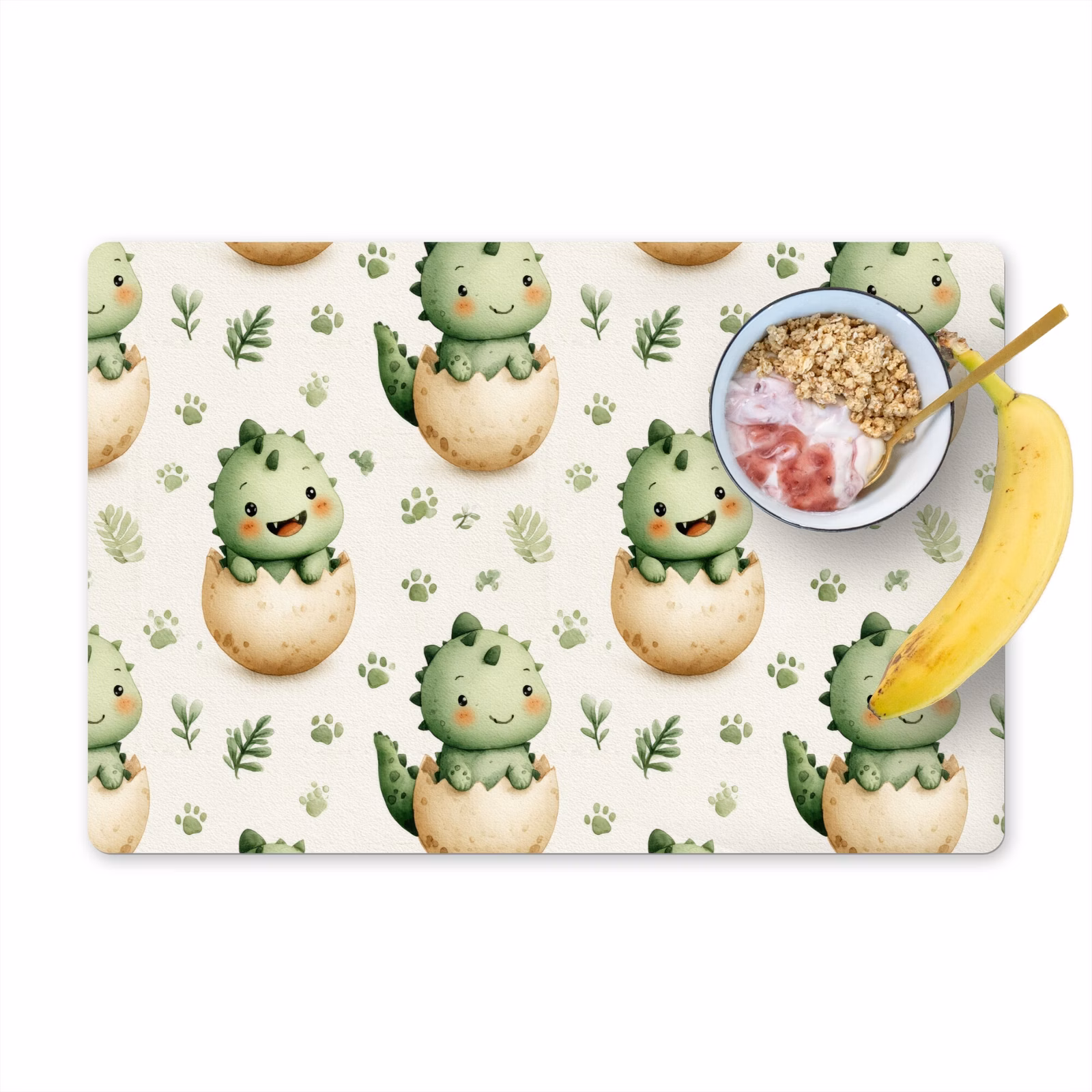 Salvamantel – 6 piezas - Dino - Huevos - Verde — 1
