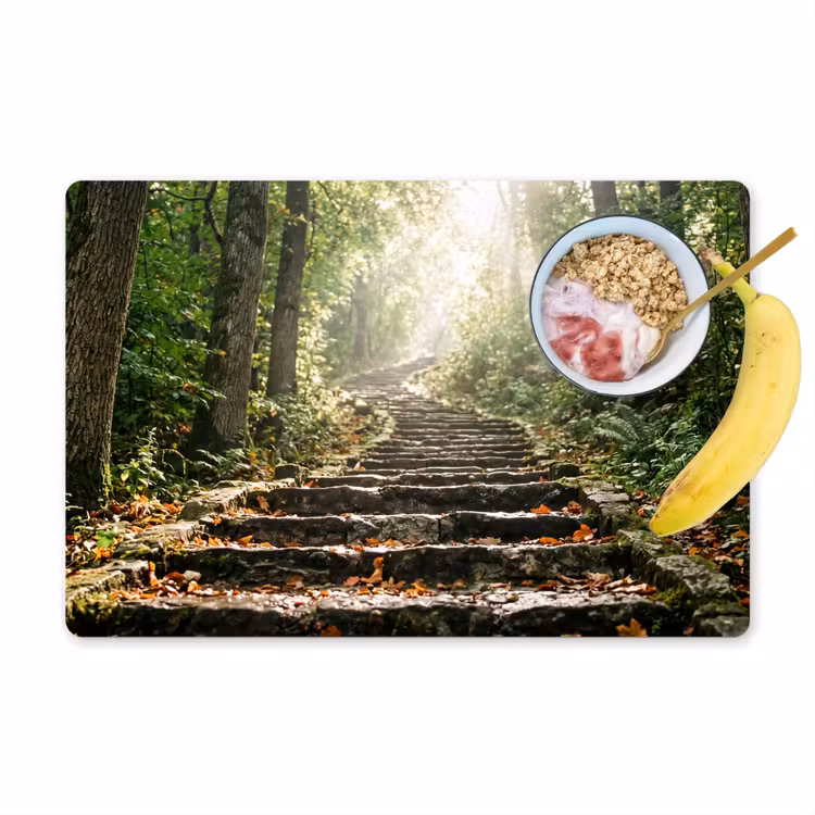 Salvamantel – 6 piezas - Piedras - Escaleras - Bosque - Naturaleza — 1