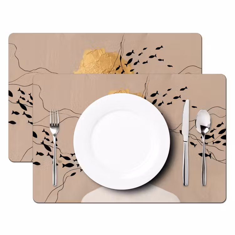 Salvamantel – 6 piezas - Moderno - Mujer - Oro — 2