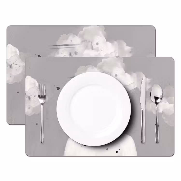 Salvamantel – 6 piezas - Mujer - Nube - Gris — 2