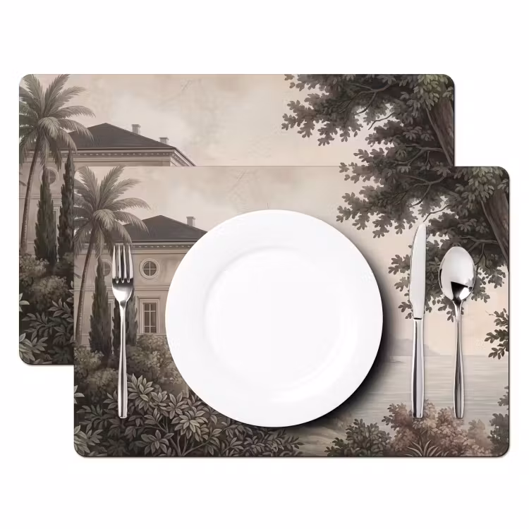 Salvamantel – 6 piezas - Mar - Villa - Beige — 2