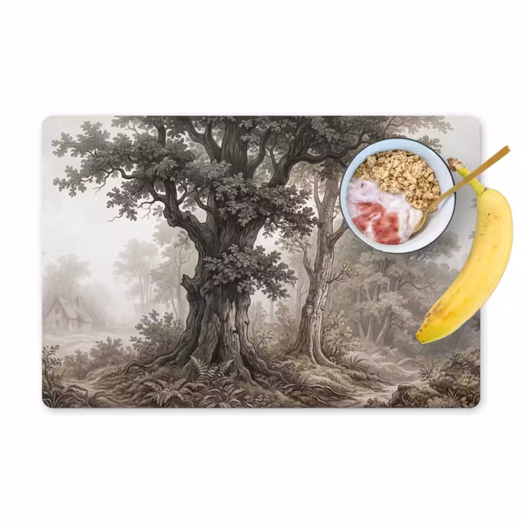 Salvamantel – 6 piezas - Naturaleza - Bosque - Roble — 1