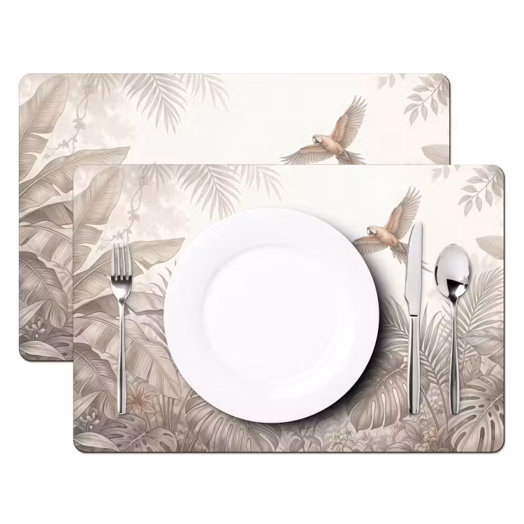 Salvamantel – 6 piezas - Loro - Selva - Tropical — 2