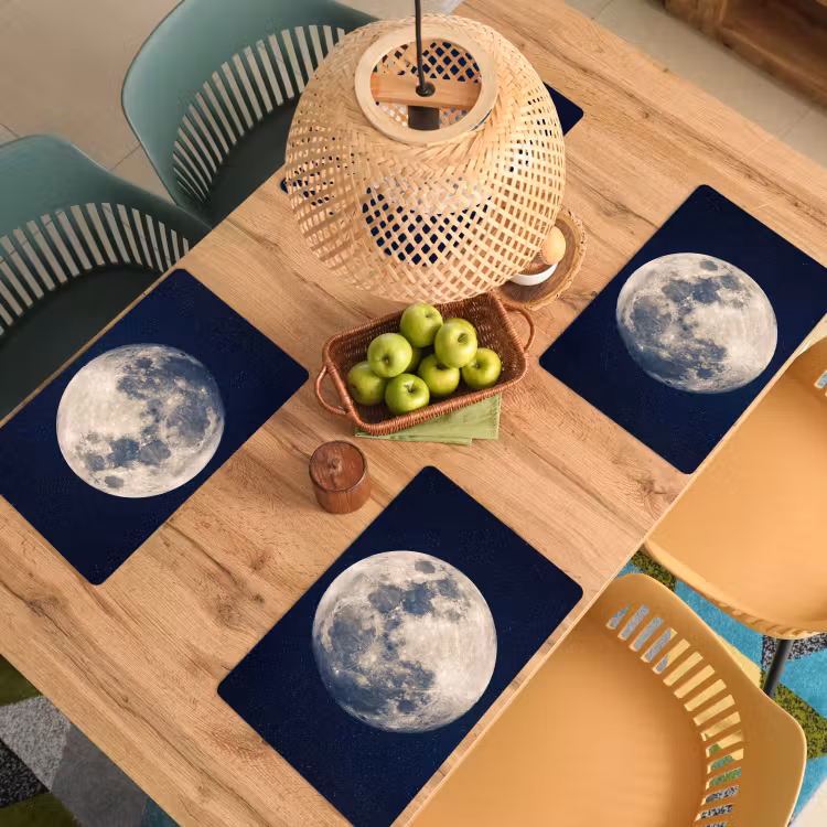 Salvamantel – 6 piezas - Espacio - Luna - Cosmos — 3