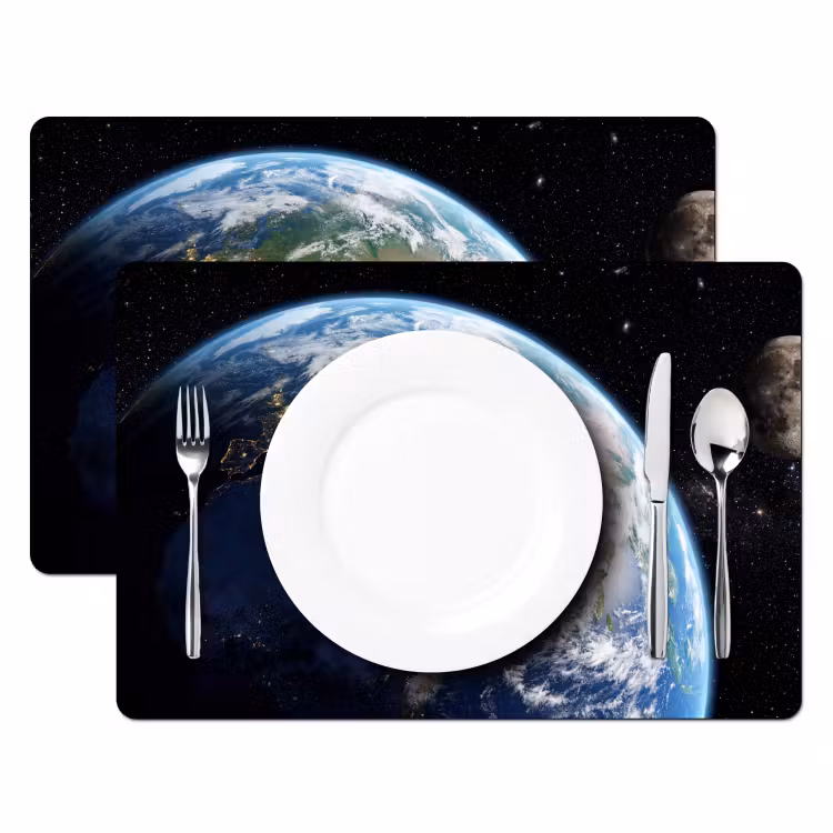 Salvamantel – 6 piezas - Tierra - Espacio - Azul - Verde — 2