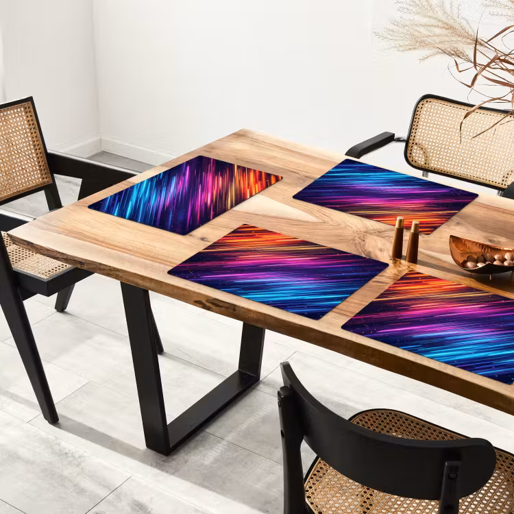 Salvamantel – 6 piezas - Velocidad - Cosmos - Colorido — 4