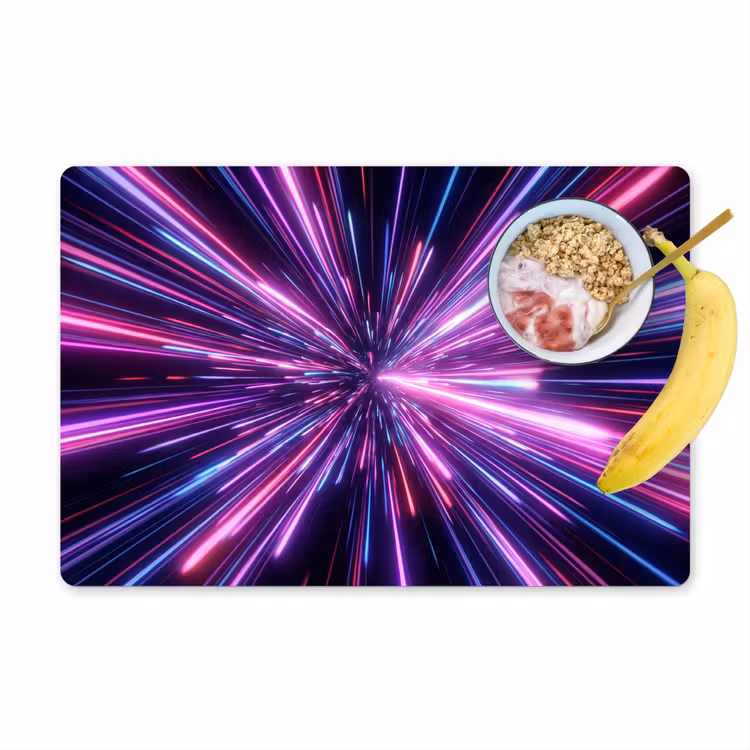 Salvamantel – 6 piezas - Velocidad de la luz - Espacio - Rosa - Morado — 1