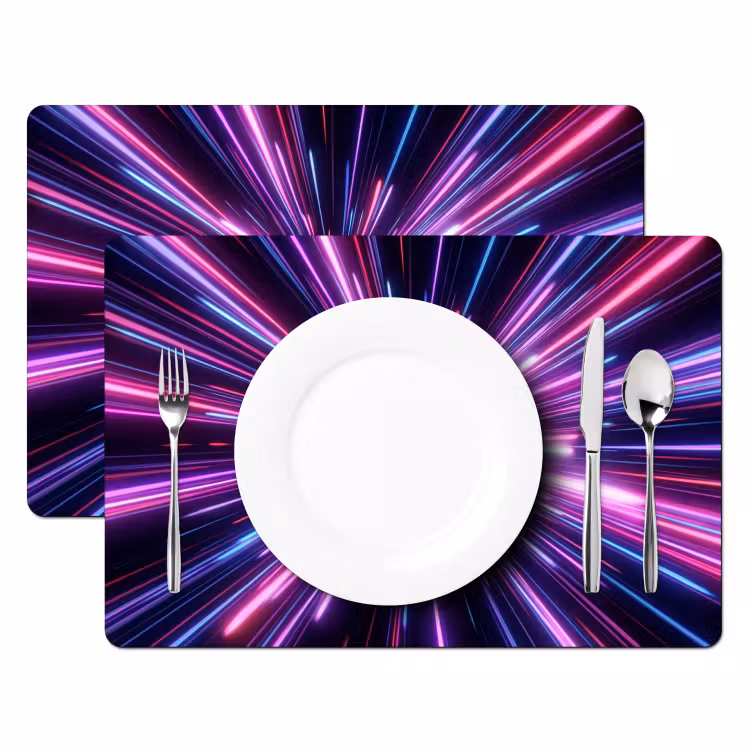 Salvamantel – 6 piezas - Velocidad de la luz - Espacio - Rosa - Morado — 2