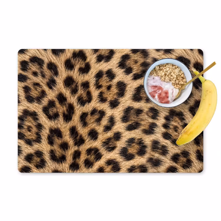 Salvamantel – 6 piezas - Leopardo - Abrigo - Clásico - Marrón — 1