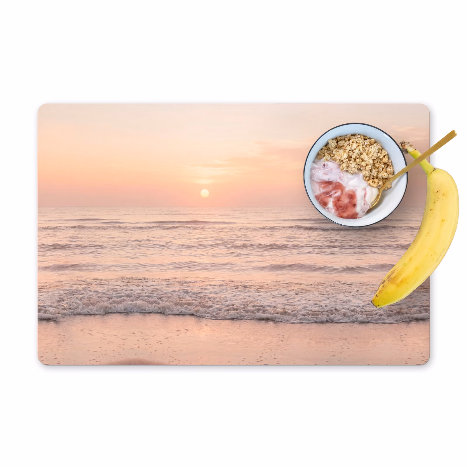 Salvamantel – 6 piezas - Sol - Playa - Rosa — 1