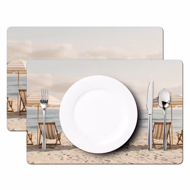Salvamantel – 6 piezas - Playa - Sillas - Sombrilla — 2