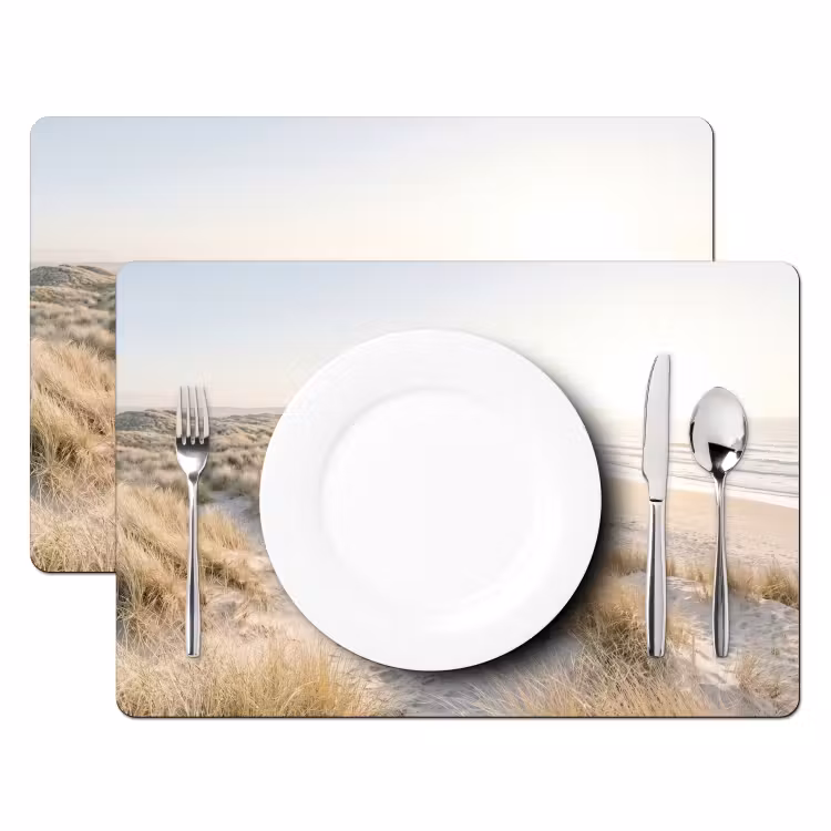 Salvamantel – 6 piezas - Dunas - Playa - Beige — 2