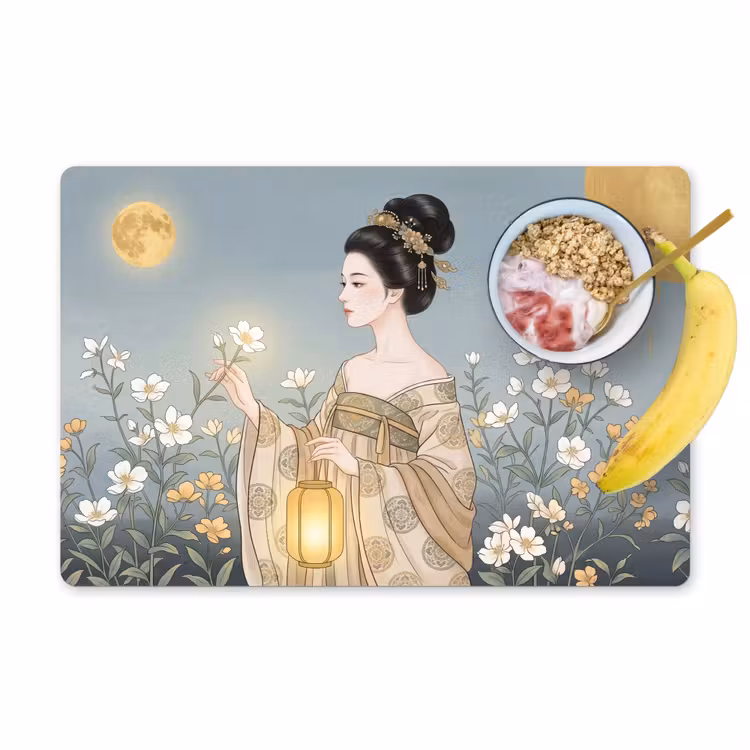 Salvamantel – 6 piezas - Asiática - Mujer - Kimono — 1