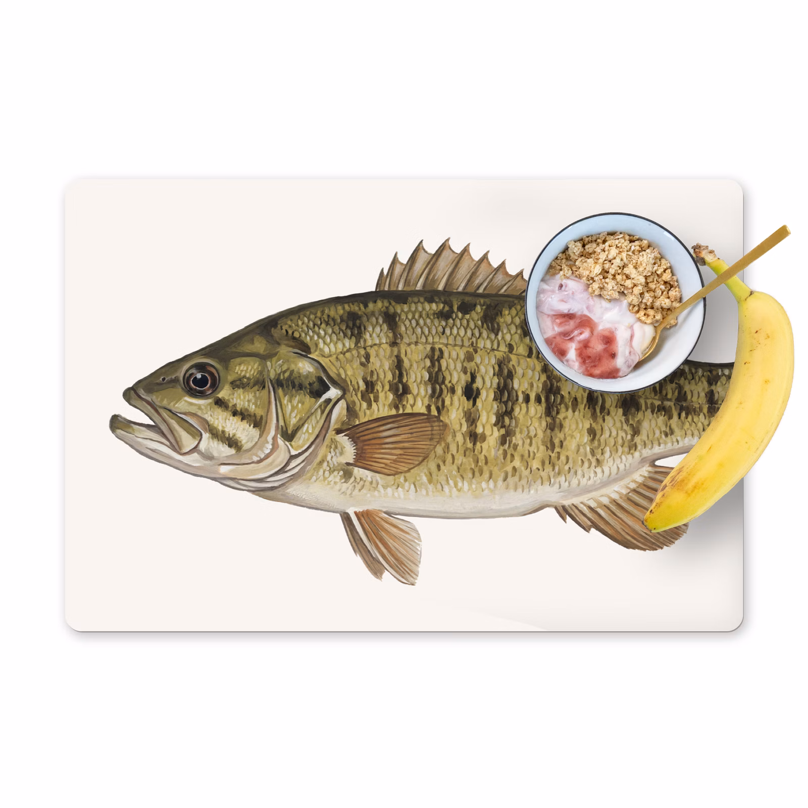 Salvamantel – 6 piezas - Peces - Naturaleza - Vintage — 1