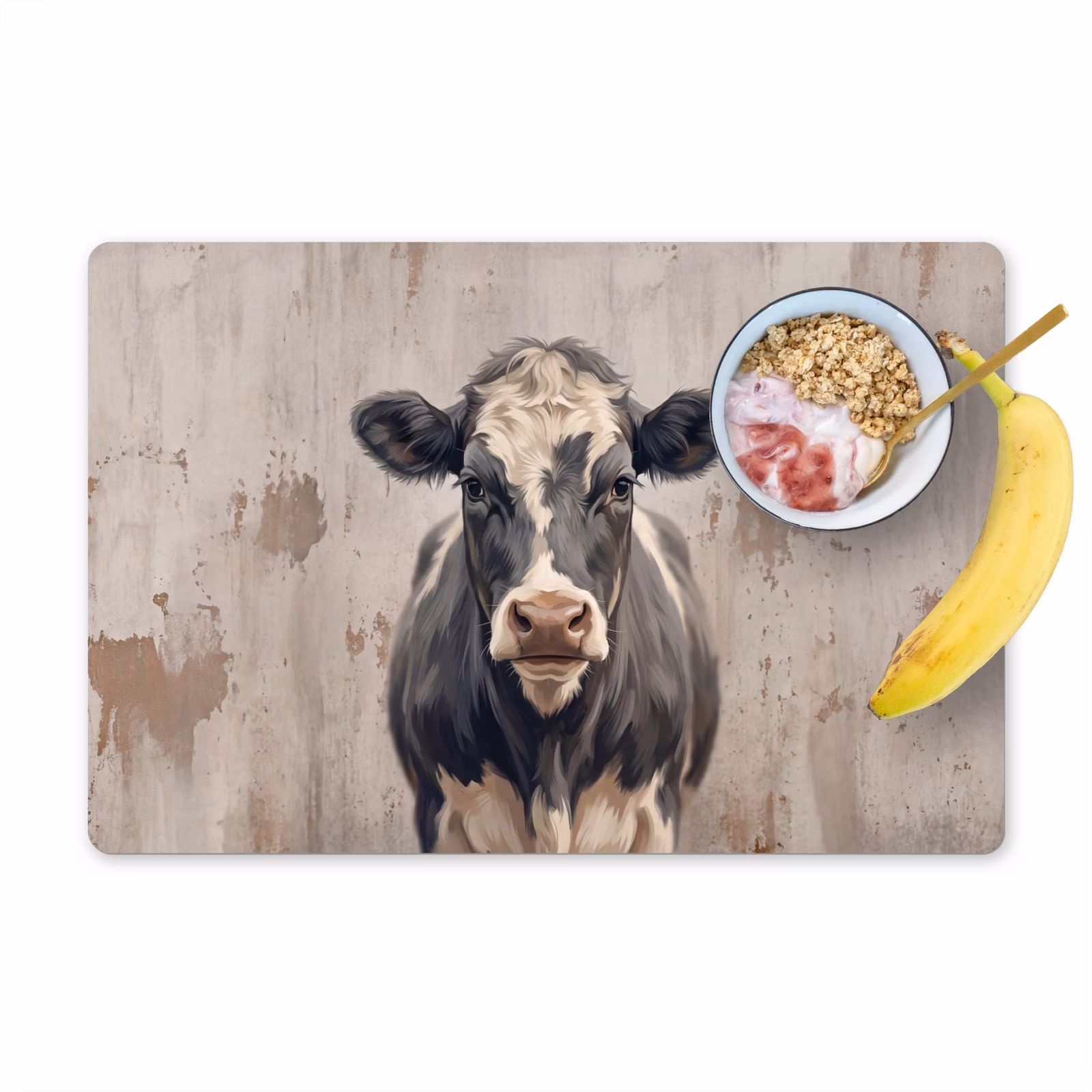Salvamantel – 6 piezas - Vaca - Retrato - Animales - Moderno — 1