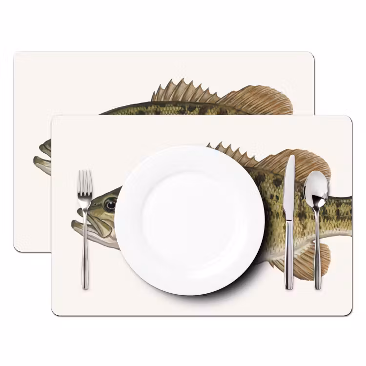 Salvamantel – 6 piezas - Peces - Naturaleza - Vintage — 2