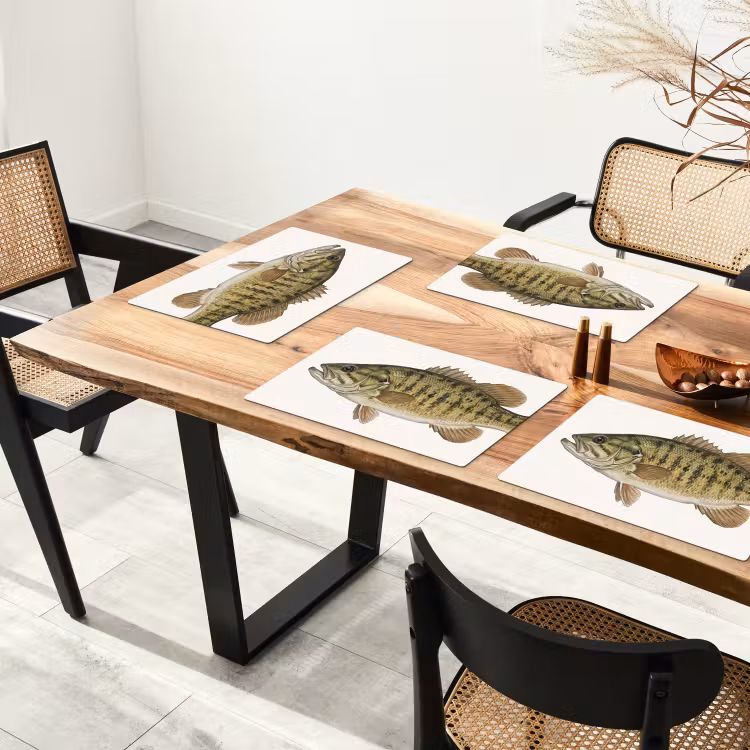 Salvamantel – 6 piezas - Peces - Naturaleza - Vintage — 4