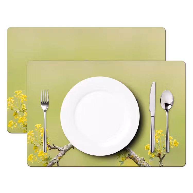Salvamantel – 6 piezas - Pájaro - Rama - Naturaleza - Colorido — 2