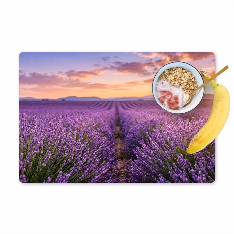 Salvamantel – 6 piezas - Lavanda - Campo - Naturaleza - Morado — 1