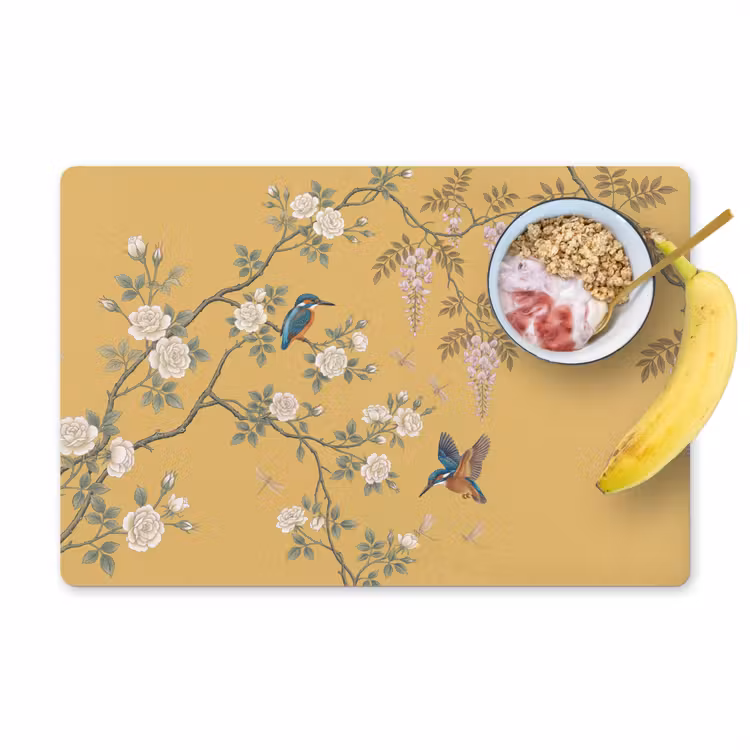 Salvamantel – 6 piezas - Martín pescador - Blossom - Amarillo — 1