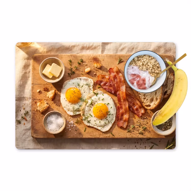 Salvamantel – 6 piezas - Comida - Desayuno - Madera - Rústico - Amarillo — 1
