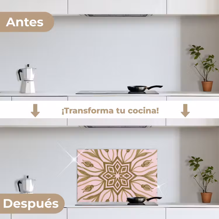 Salpicaderos de cocina - Patrón - Mandala - Decoración - Abstracto - Verde — 7