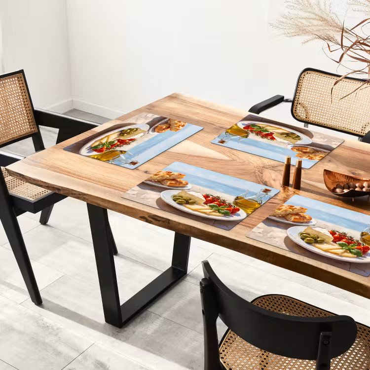 Salvamantel – 6 piezas - Comida - Mediterráneo - Naturaleza - Pintura — 4