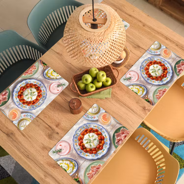 Salvamantel – 6 piezas - Comida - Mesa - Varios - Moderno — 3