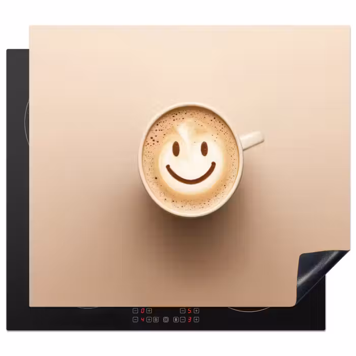 Protector de inducción - Caffè - Schiuma di latte - Sorriso - Beige