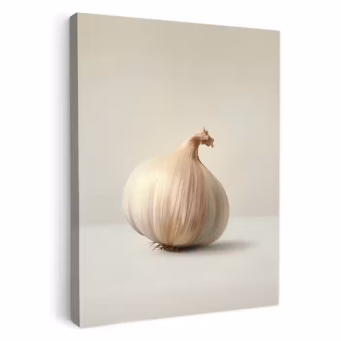Lienzos decorativos - Ajo - Natural - Beige