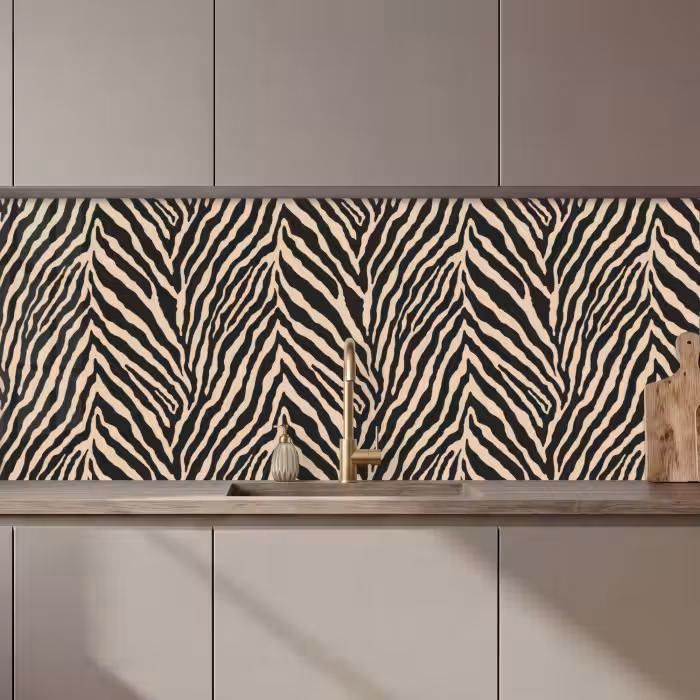 Revestimiento cocina - Zebra - Classic - Negro