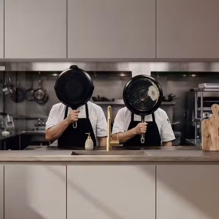 Revestimiento cocina - Cocineros - Sartenes - Cocina