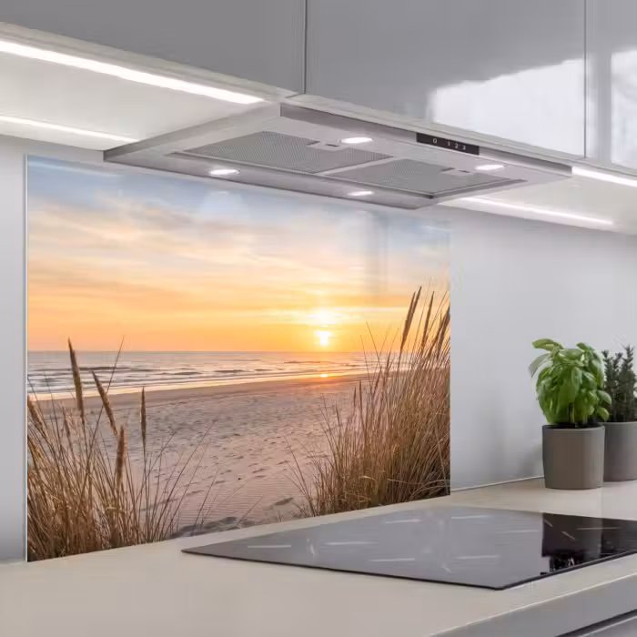 Salpicaderos de cocina - Puesta de sol - Dunas - Mar