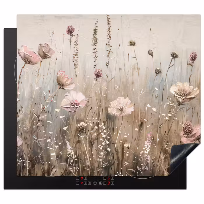 Protector de inducción - Fiori - Rosa - Moderno - Beige