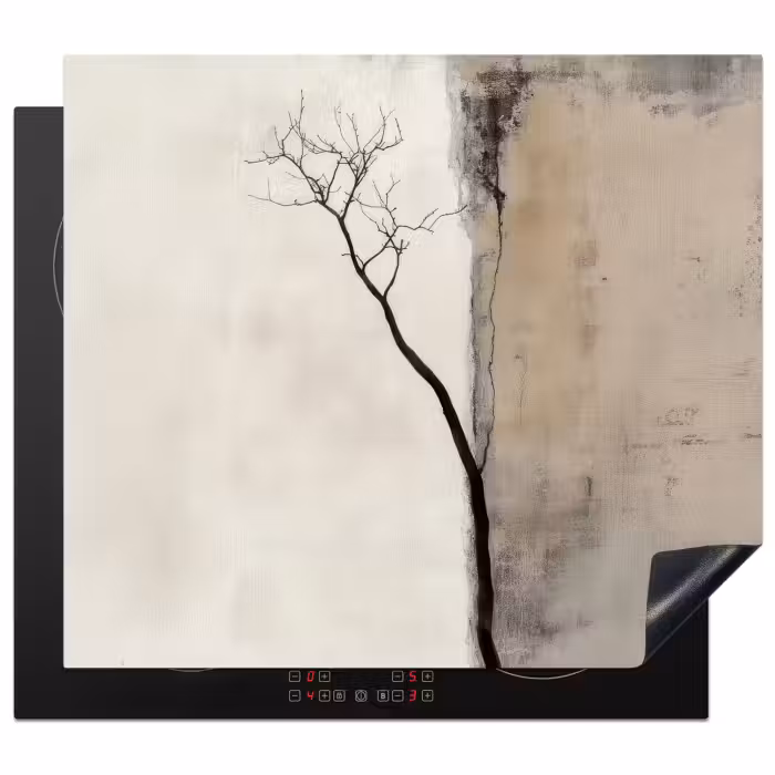Protector de inducción - Wabi sabi - Planta - Beige