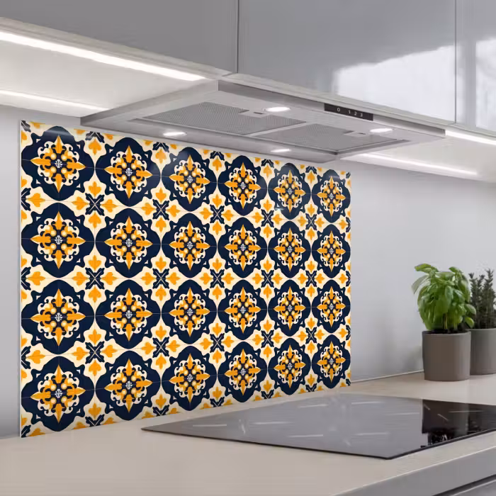 Salpicaderos de cocina - Patrón - Azulejo decorativo - Colorido