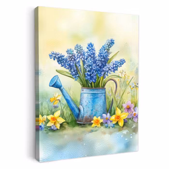 Lienzos decorativos - Regadera - Lavanda - Flores