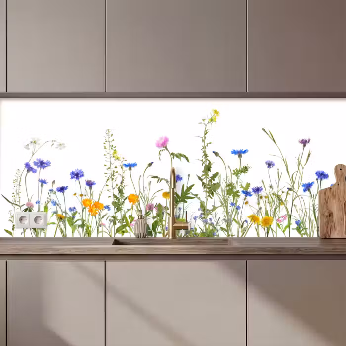 Revestimiento cocina - Flores - Flores del campo - Primavera